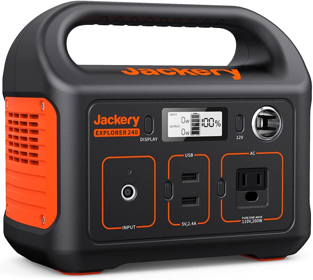 4 Best Solar Generators For Camping 2022 - 2. Jackery Portable Power Station Explorer 